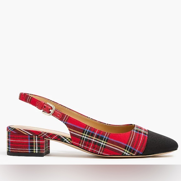 J Crew tartan slingbacks, NWT - Picture 2 of 11